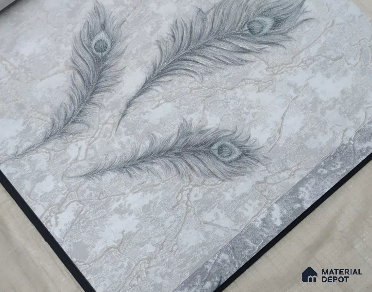 888025 | 10 Meter x 21 Inches Patterned Look Wallpaper - 57.05 Sq. Ft. | Minimum 15% wastage during installation