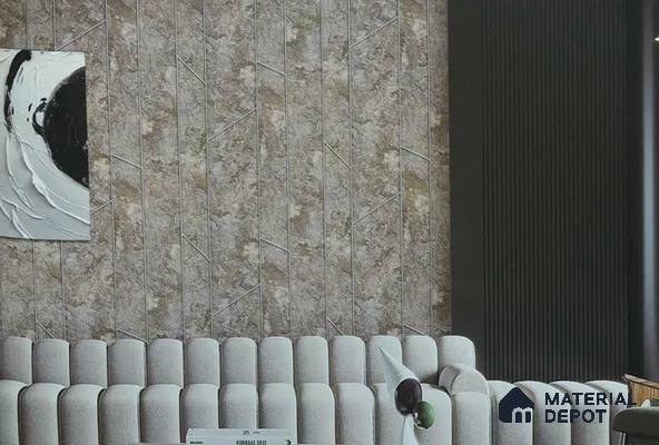 88804 | 5 Meter x 42 Inches Geometric Look Wallpaper - 57.41 Sq. Ft. | Minimum 15% wastage during installation