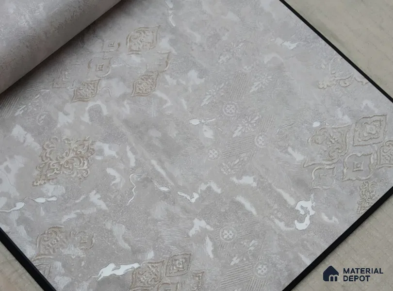 888049 | 10 Meter x 21 Inches Damask Look Wallpaper - 57.05 Sq. Ft. | Minimum 15% wastage during installation