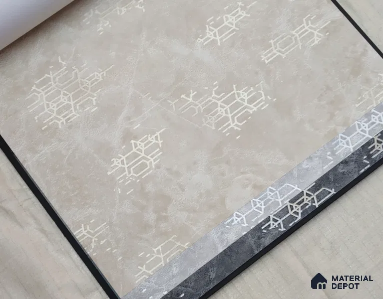 888055 | 10 Meter x 21 Inches Patterned Look Wallpaper - 57.05 Sq. Ft. | Minimum 15% wastage during installation
