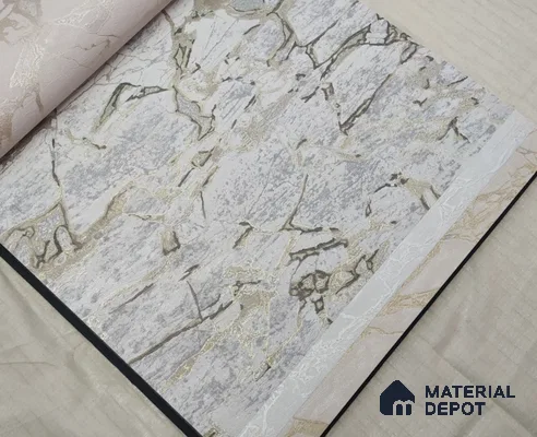 888007 | 10 Meter x 21 Inches Texture Look Wallpaper - 57.05 Sq. Ft. | Minimum 15% wastage during installation
