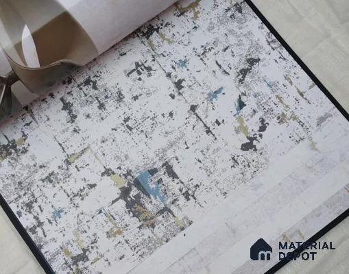888068 | 10 Meter x 21 Inches Texture Look Wallpaper - 57.05 Sq. Ft. | Minimum 15% wastage during installation