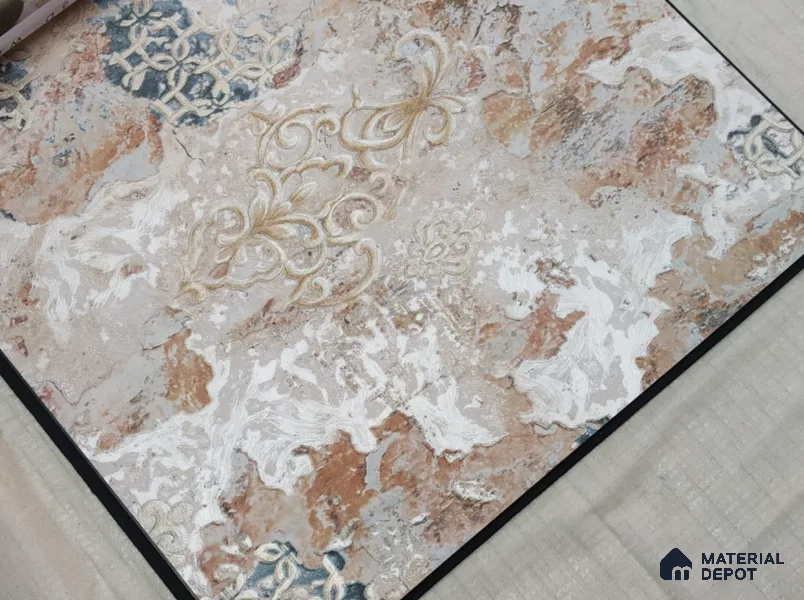 888042 | 10 Meter x 21 Inches Patterned Look Wallpaper - 57.05 Sq. Ft. | Minimum 15% wastage during installation