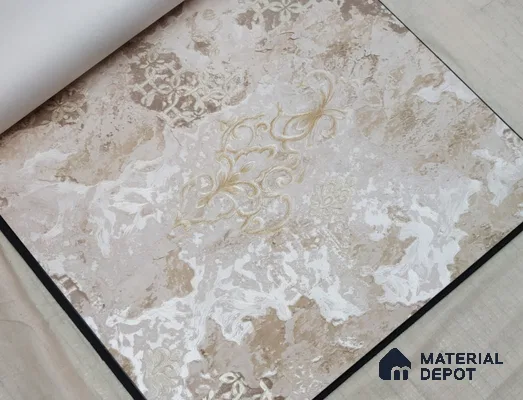 888043 | 10 Meter x 21 Inches Patterned Look Wallpaper - 57.05 Sq. Ft. | Minimum 15% wastage during installation