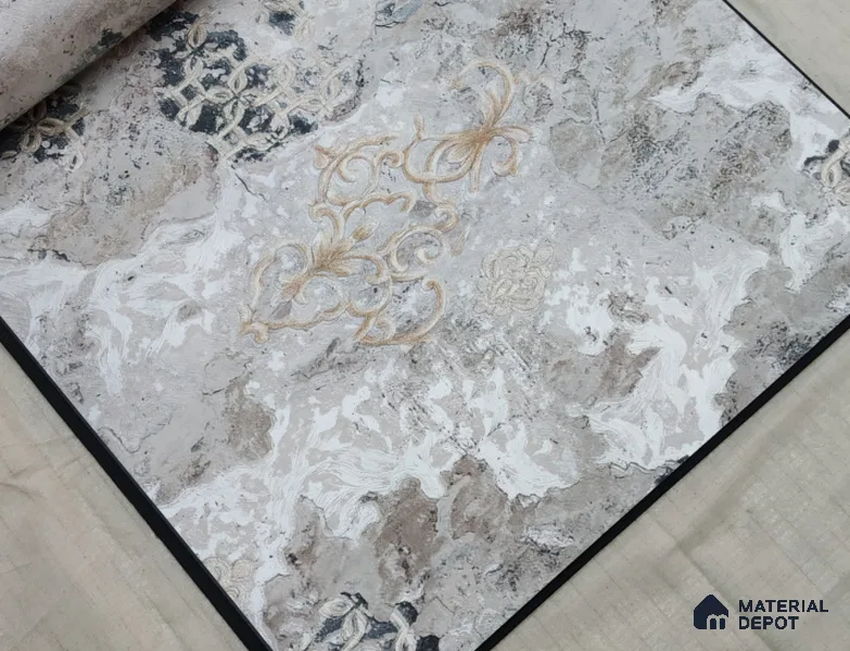 888045 | 10 Meter x 21 Inches Patterned Look Wallpaper - 57.05 Sq. Ft. | Minimum 15% wastage during installation