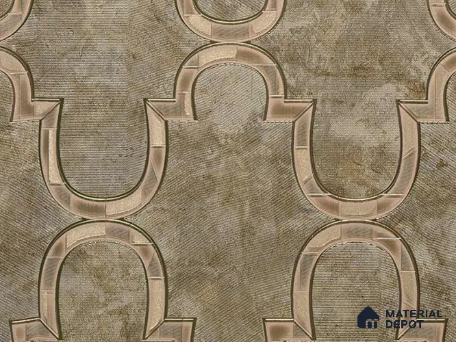 88906 | 5 Meter x 42 Inches Patterned Look Wallpaper - 57.41 Sq. Ft. | Minimum 15% wastage during installation