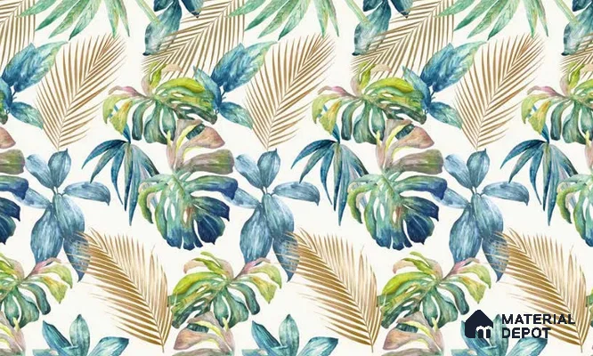 A54501 | 2.8 Meter x 62.59 Inches Tropical Look Wallpaper - 47.92 Sq. Ft.