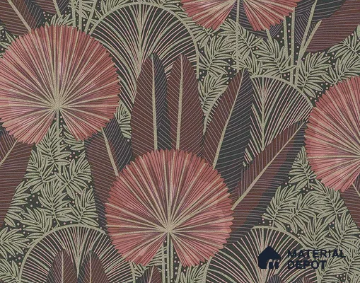 A54702 | 10 Meter x 21 Inches Tropical Look Wallpaper - 57.41 Sq. Ft. | Minimum 15% wastage during installation