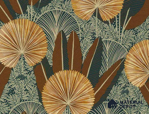 A54703 | 10 Meter x 21 Inches Tropical Look Wallpaper - 57.41 Sq. Ft. | Minimum 15% wastage during installation