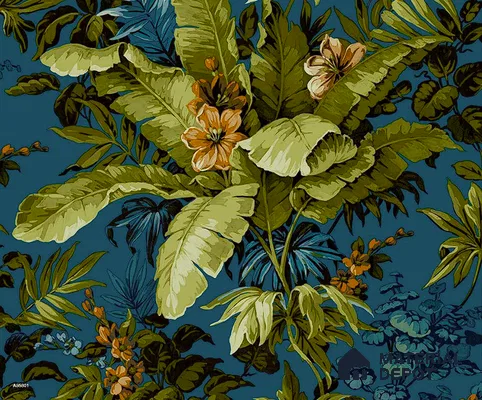 A55801 | 10 Meter x 21 Inches Florals Look Wallpaper - 57.41 Sq. Ft. | Minimum 15% wastage during installation