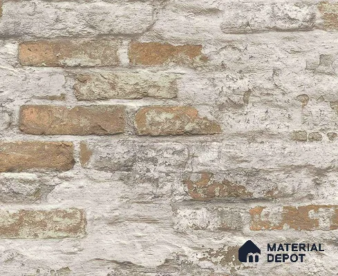 A58101 | 10 Meter x 21 Inches Brick Look Wallpaper - 57.41 Sq. Ft. | Minimum 15% wastage during installation