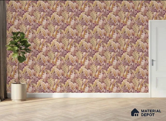A58401 | 10 Meter x 21 Inches Florals Look Wallpaper - 57.41 Sq. Ft. | Minimum 15% wastage during installation