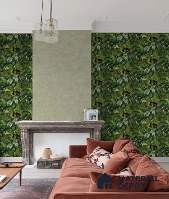 A58601 | 10 Meter x 21 Inches Florals Look Wallpaper - 57.41 Sq. Ft. | Minimum 15% wastage during installation