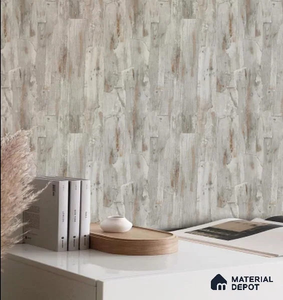 A62801 | 10 Meter x 21 Inches Texture Look Wallpaper - 57.41 Sq. Ft. | Minimum 15% wastage during installation