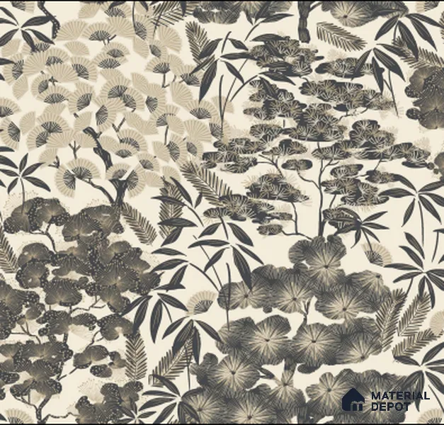 A63001 | 10 Meter x 21 Inches Florals Look Wallpaper - 57.41 Sq. Ft. | Minimum 15% wastage during installation