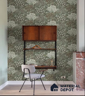 A63002 | 10 Meter x 21 Inches Florals Look Wallpaper - 57.41 Sq. Ft. | Minimum 15% wastage during installation