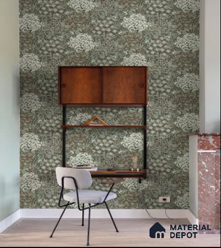 A63002 | 10 Meter x 21 Inches Florals Look Wallpaper - 57.41 Sq. Ft. | Minimum 15% wastage during installation