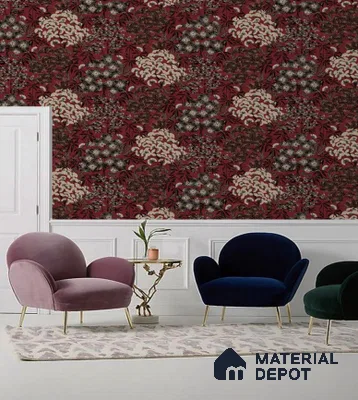 A63003 | 10 Meter x 21 Inches Florals Look Wallpaper - 57.41 Sq. Ft. | Minimum 15% wastage during installation