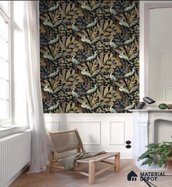 A63201 | 10 Meter x 21 Inches Nature Look Wallpaper - 57.41 Sq. Ft. | Minimum 15% wastage during installation