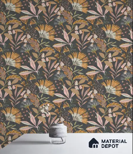A63803 | 10 Meter x 21 Inches Florals Look Wallpaper - 57.41 Sq. Ft. | Minimum 15% wastage during installation