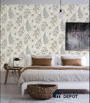 A63901 | 10 Meter x 21 Inches Florals Look Wallpaper - 57.41 Sq. Ft. | Minimum 15% wastage during installation