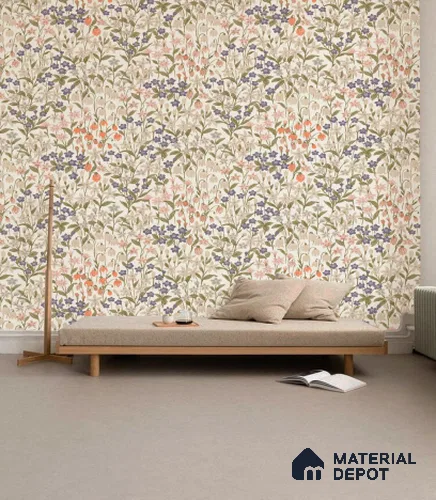 A64101 | 10 Meter x 21 Inches Patterned Look Wallpaper - 57.41 Sq. Ft. | Minimum 15% wastage during installation