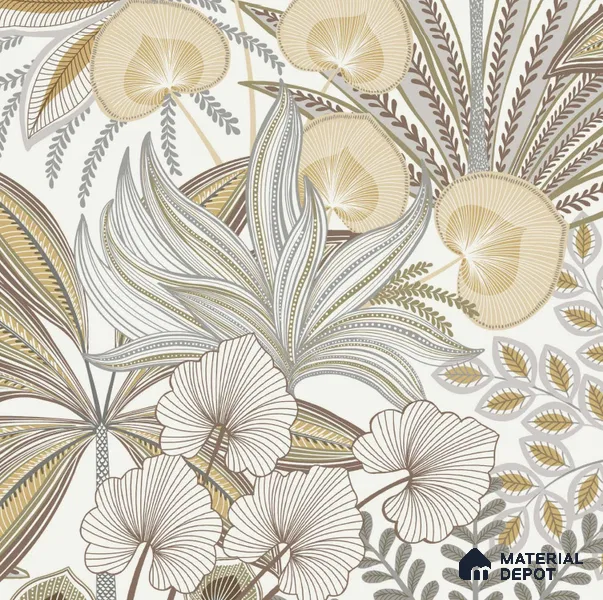 A69002 | 10 Meter x 21 Inches Florals Look Wallpaper - 57.37 Sq. Ft. | Minimum 15% wastage during installation