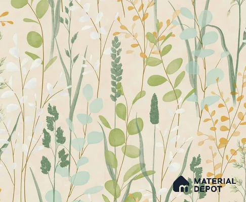 A76202 | 10 Meter x 21 Inches Florals Look Wallpaper - 57.37 Sq. Ft. | Minimum 15% wastage during installation