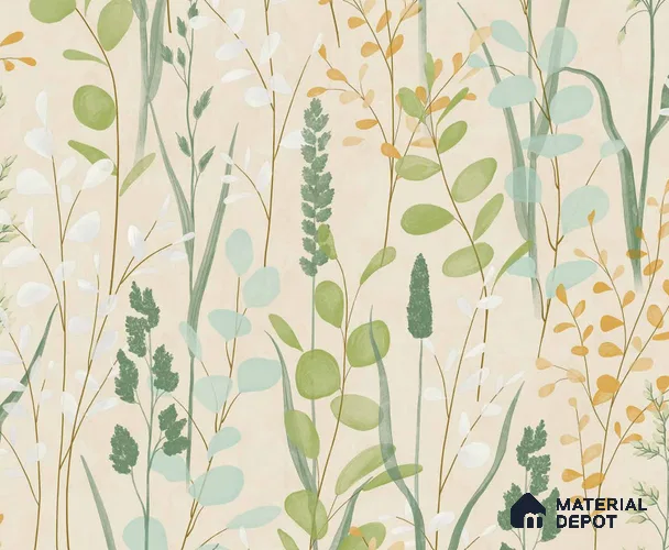 A76202 | 10 Meter x 21 Inches Florals Look Wallpaper - 57.37 Sq. Ft. | Minimum 15% wastage during installation