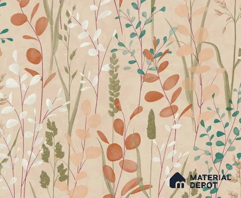 A76201 | 10 Meter x 21 Inches Florals Look Wallpaper - 57.37 Sq. Ft. | Minimum 15% wastage during installation