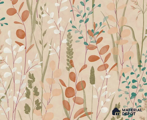 A76201 | 10 Meter x 21 Inches Florals Look Wallpaper - 57.37 Sq. Ft. | Minimum 15% wastage during installation