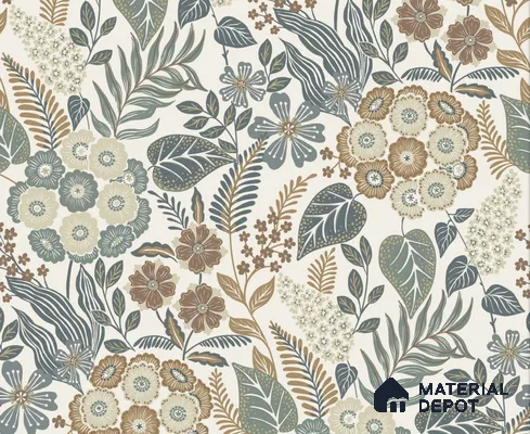 A76601 | 10 Meter x 21 Inches Florals Look Wallpaper - 57.37 Sq. Ft. | Minimum 15% wastage during installation