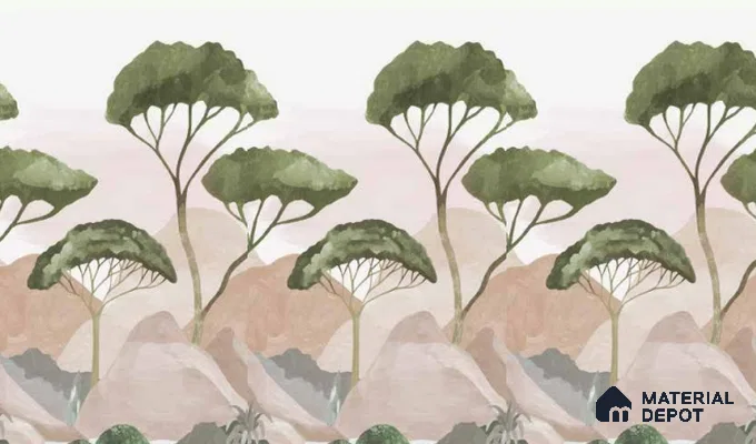 A77401 | 2.8 Meter x 62.59 Inches Nature Look Wallpaper - 47.92 Sq. Ft. | Minimum 15% wastage during installation