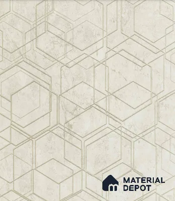 AMBL23407 | 10 Meter x 21 Inches Geometric Look Wallpaper - 57.05 Sq. Ft. | Minimum 15% wastage during installation