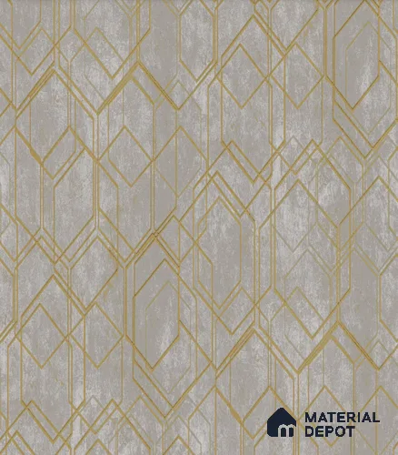 AMBL23409 | 10 Meter x 21 Inches Geometric Look Wallpaper - 57.05 Sq. Ft. | Minimum 15% wastage during installation