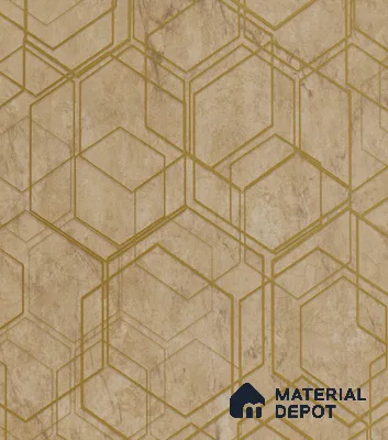 AMBL23411 | 10 Meter x 21 Inches Geometric Look Wallpaper - 57.05 Sq. Ft. | Minimum 15% wastage during installation