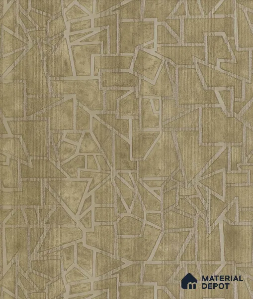AMBL23448 | 10 Meter x 21 Inches Geometric Look Wallpaper - 57.05 Sq. Ft. | Minimum 15% wastage during installation