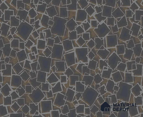 AMSM22502 | 10 Meter x 21 Inches Geometric Look Wallpaper - 57.41 Sq. Ft. | Minimum 15% wastage during installation