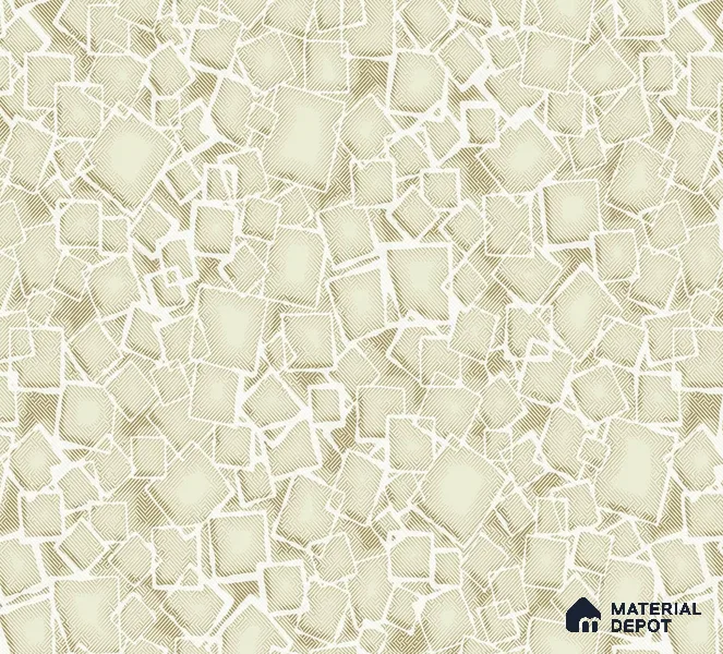 AMSM22504 | 10 Meter x 21 Inches Geometric Look Wallpaper - 57.41 Sq. Ft. | Minimum 15% wastage during installation