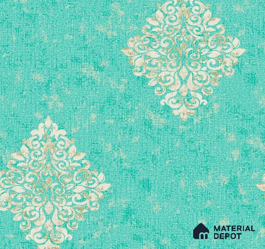 AMSM22545 | 10 Meter x 21 Inches Damask Look Wallpaper - 57.41 Sq. Ft. | Minimum 15% wastage during installation