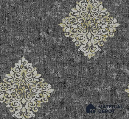 AMSM22546 | 10 Meter x 21 Inches Damask Look Wallpaper - 57.41 Sq. Ft. | Minimum 15% wastage during installation