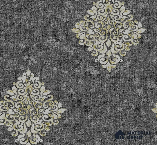 AMSM22546 | 10 Meter x 21 Inches Damask Look Wallpaper - 57.41 Sq. Ft. | Minimum 15% wastage during installation