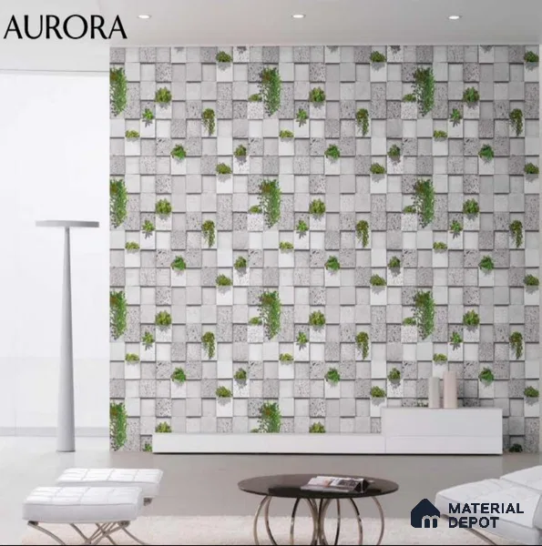 81241-2 | 5 Meter x 42 Inches Plain Look Wallpaper - 57.41 Sq. Ft. | Minimum 10% wastage during installation