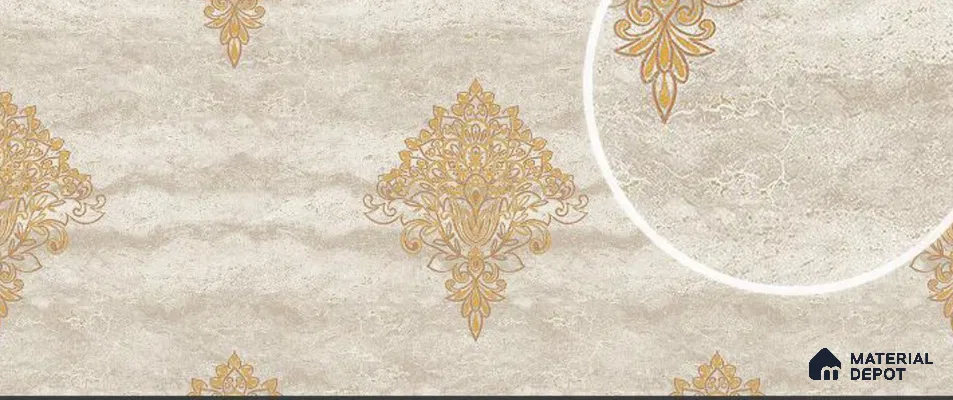 81244-3 | 5 Meter x 42 Inches Damask Look Wallpaper - 57.41 Sq. Ft. | Minimum 15% wastage during installation