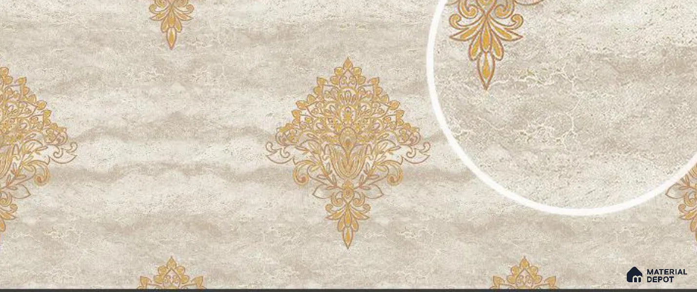 81244-3 | 5 Meter x 42 Inches Damask Look Wallpaper - 57.41 Sq. Ft. | Minimum 15% wastage during installation