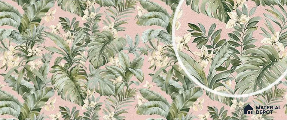 81249-2 | 5 Meter x 42 Inches Florals Look Wallpaper - 57.41 Sq. Ft. | Minimum 15% wastage during installation