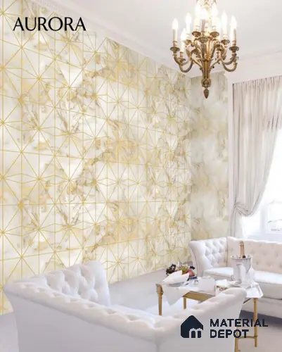81255-2 | 5 Meter x 42 Inches Geometric Look Wallpaper - 57.41 Sq. Ft. | Minimum 15% wastage during installation