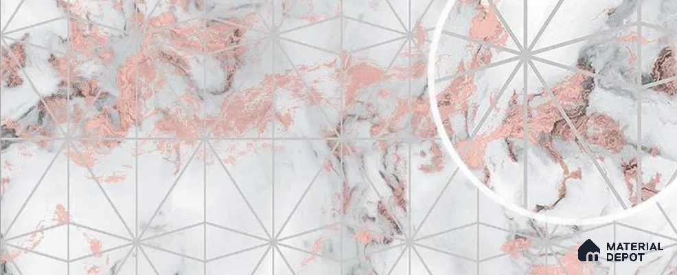 81255-3 | 5 Meter x 42 Inches Geometric Look Wallpaper - 57.41 Sq. Ft. | Minimum 15% wastage during installation