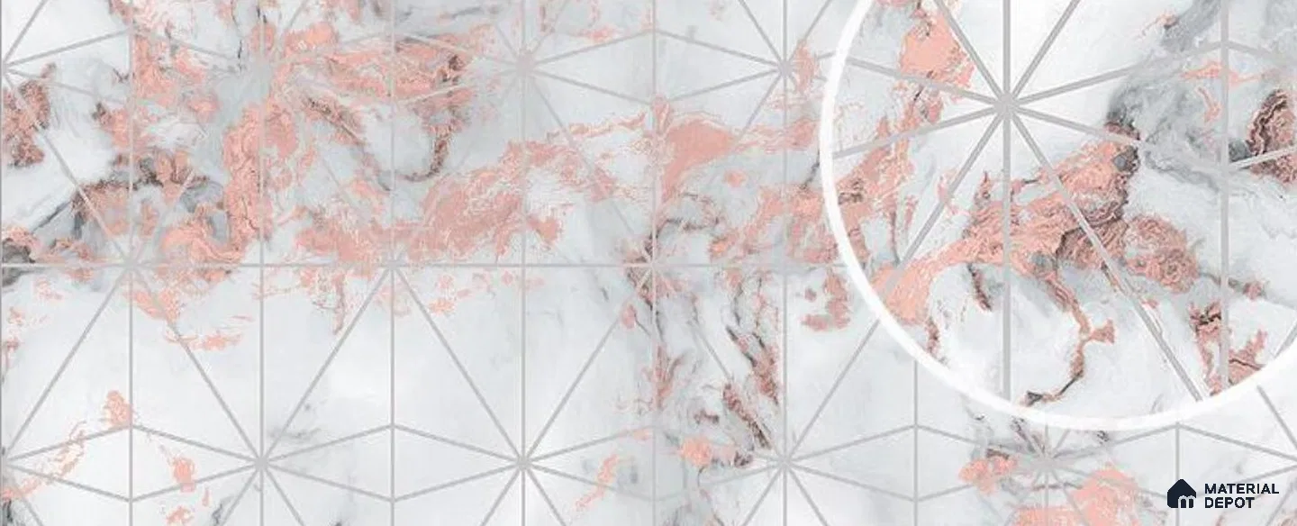 81255-3 | 5 Meter x 42 Inches Geometric Look Wallpaper - 57.41 Sq. Ft. | Minimum 15% wastage during installation