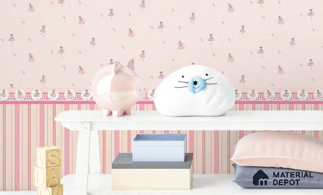 D12-2 | 10 Meter x 21 Inches Patterned Look Wallpaper - 57.05 Sq. Ft. | Minimum 15% wastage during installation
